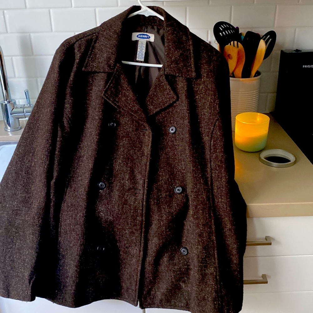 Brown tweed blazer